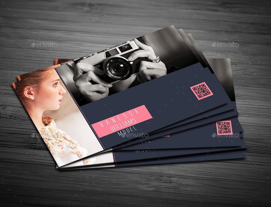 Photography Model Business Card by suzon_abdullah GraphicRiver